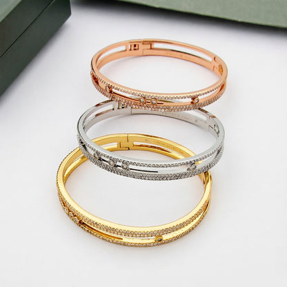 [Dawnora Jewelry]Move Romane pavé bangle