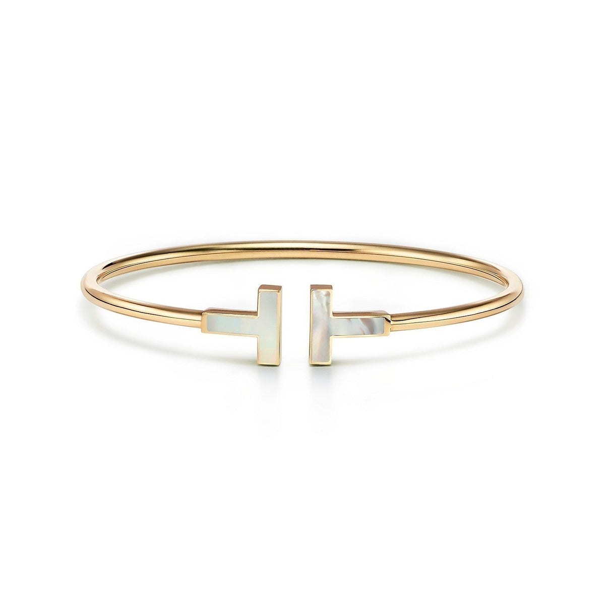 [Dawnora Jewelry]T BRACELET 1.8MM MOP PINK GOLD