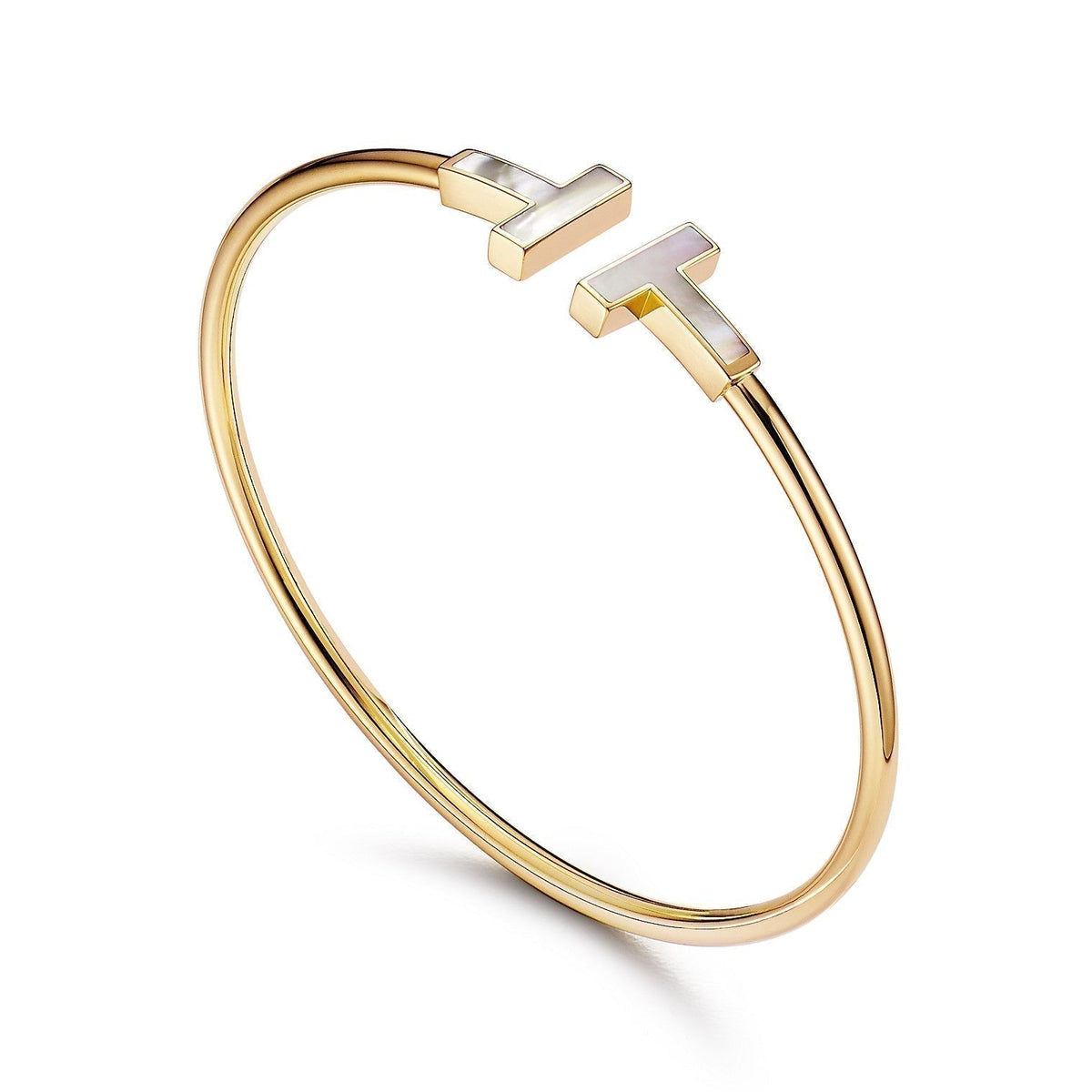 [Dawnora Jewelry]T BRACELET 1.8MM MOP PINK GOLD