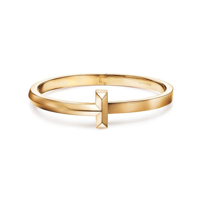 [Dawnora Jewelry]T1 WIDE HINGED BANGLE BRACELET