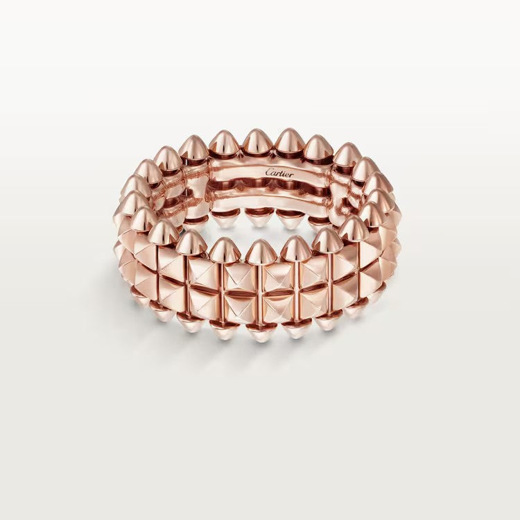 [Dawnora Jewelry]CLASH 9.2MM DOUBLE ROW RING