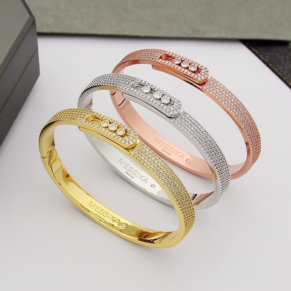 [Dawnora Jewelry]Move Noa Full Pavé Diamond Bangle Bracelet
