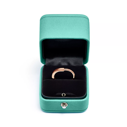 [Dawnora Jewelry]LOCK RING PINK GOLD