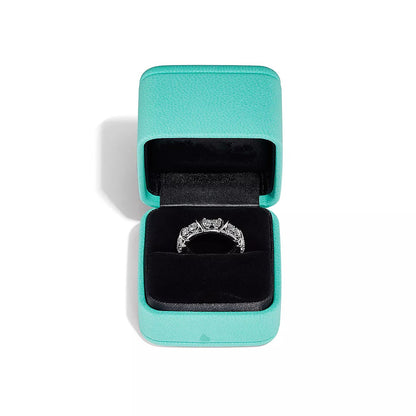 [Dawnora Jewelry]SIXTEEN STONE SILVER RING