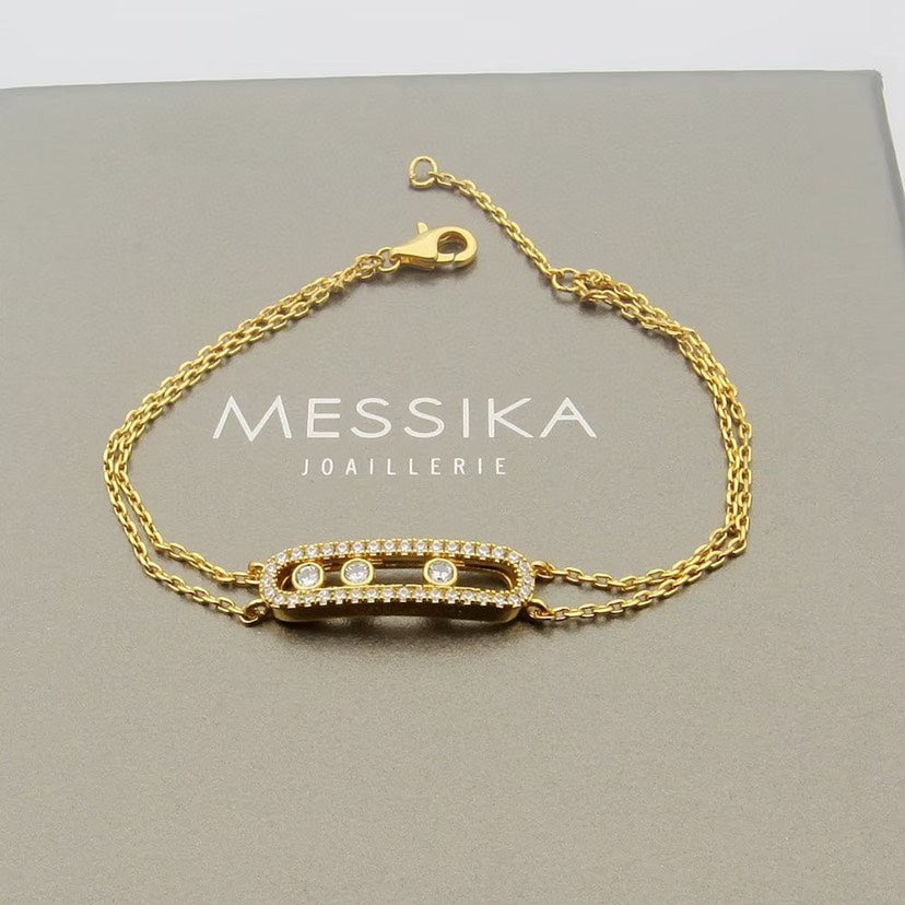 [Dawnora Jewelry] Move Classique pavé bracelet