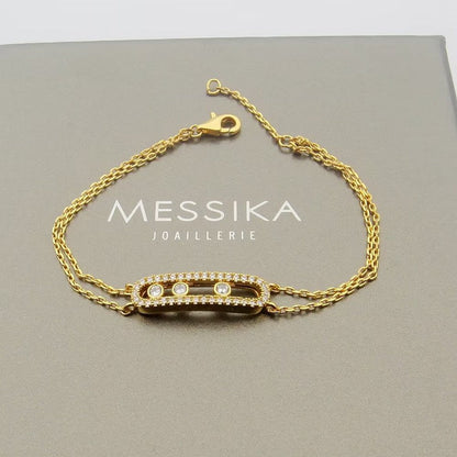 [Dawnora Jewelry] Move Classique pavé bracelet