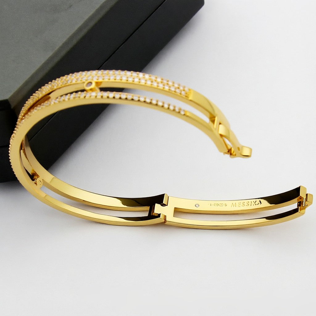 [Dawnora Jewelry]Move Romane pavé bangle