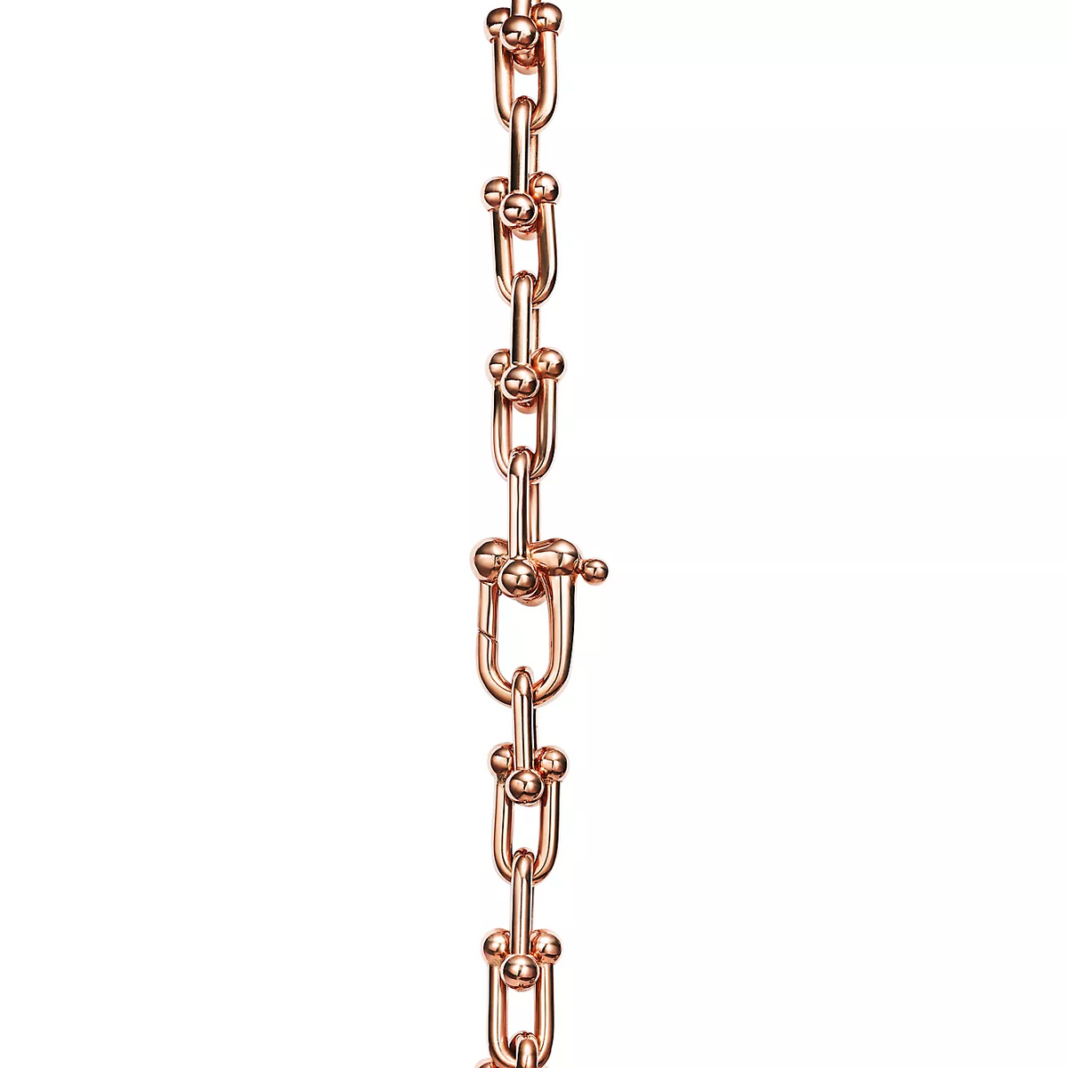 [Dawnora Jewelry]HARDWEAR SMALL LINK 26 MOTIF PINK GOLD BRACELET