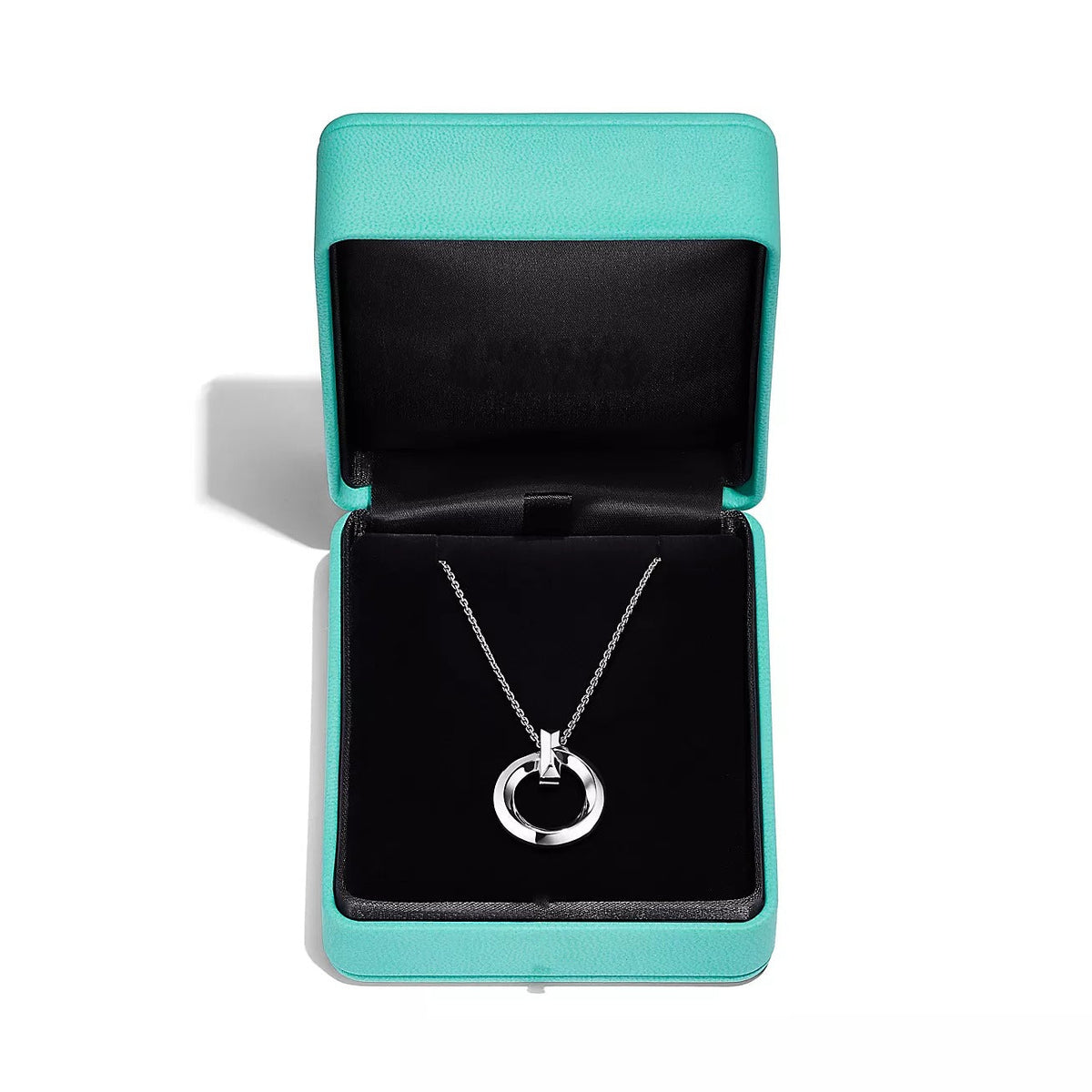 [Dawnora Jewelry]T CIRCLE PENDENT SILVER NECKLACE