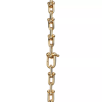 [Dawnora Jewelry]HARDWEAR SMALL LINK 26 MOTIF GOLD BRACELET