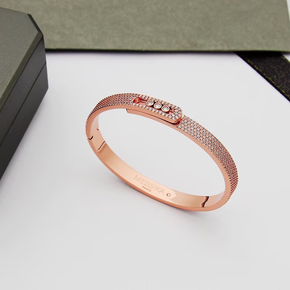 [Dawnora Jewelry]Move Noa Full Pavé Diamond Bangle Bracelet