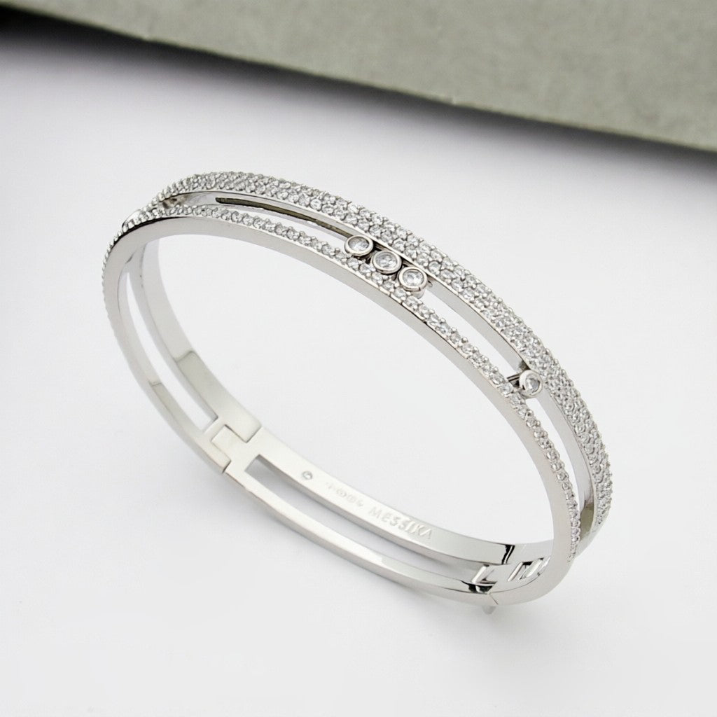 [Dawnora Jewelry]Move Romane pavé bangle