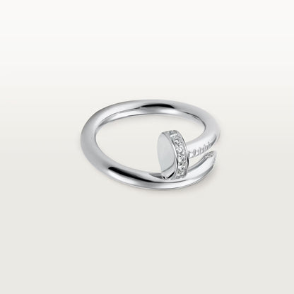 [Dawnora Jewelry]JUSTE RING 2.6MM HALF DIAMOND