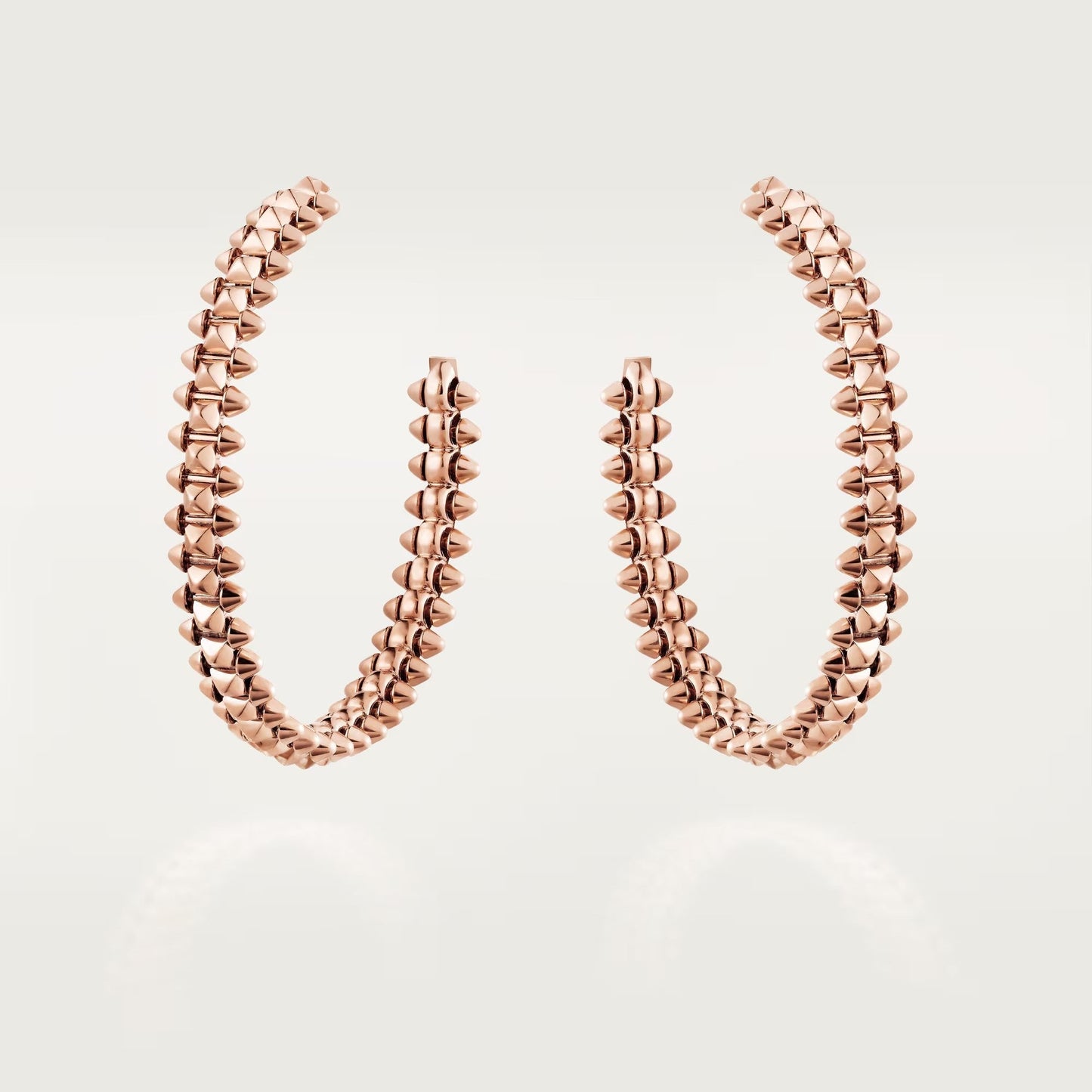 [Dawnora Jewelry]CLASH HOOP LARGE EARRINGS