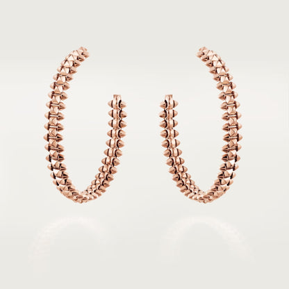 [Dawnora Jewelry]CLASH HOOP LARGE EARRINGS
