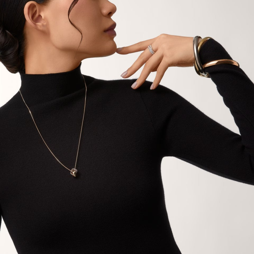 [Dawnora Jewelry]TRINITY CUSHION NECKLACE COLLECTION