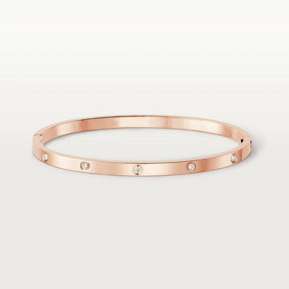 [Dawnora Jewelry]LOVE BRACELET 3.65MM 10 DIAMONDS
