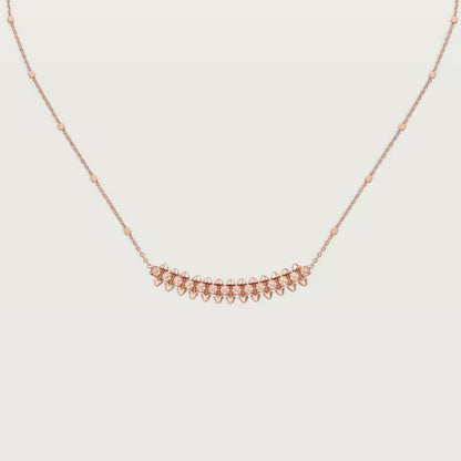 [Dawnora Jewelry]CLASH  SMALL FULL DIAMOND NECKLACE