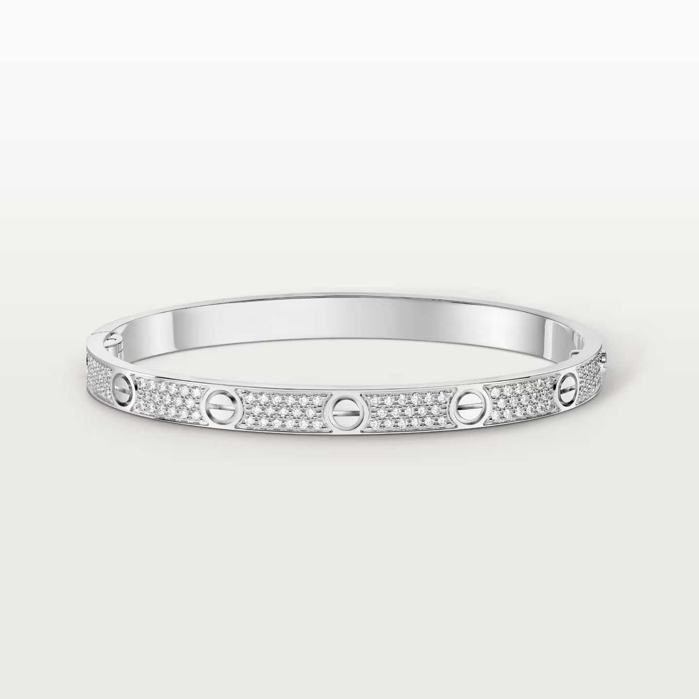 [Dawnora Jewelry]LOVE BRACELET 4.8MM DIAMOND-PAVED