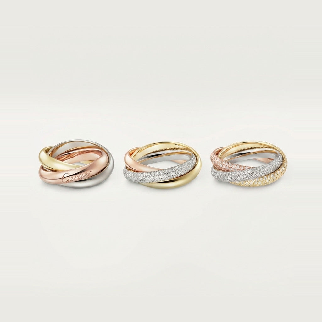 [Dawnora Jewelry]TRINITY 3.2MM RING COLLECTION