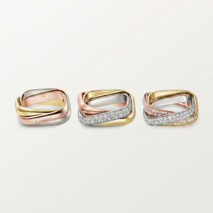 [Dawnora Jewelry]TRINITY 3.5MM CUSHION RING COLLECTION