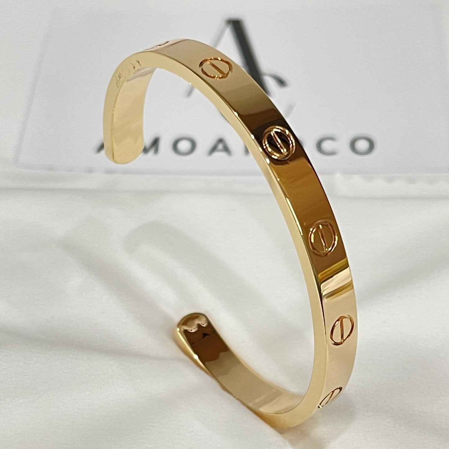 [Dawnora Jewelry]LOVE BRACELET 6.1MM OPEN CUFF