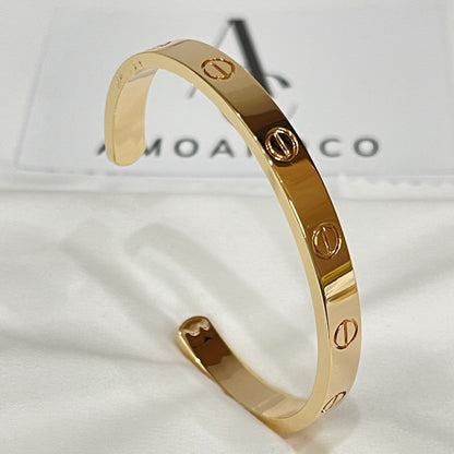 [Dawnora Jewelry]LOVE BRACELET 6.1MM OPEN CUFF