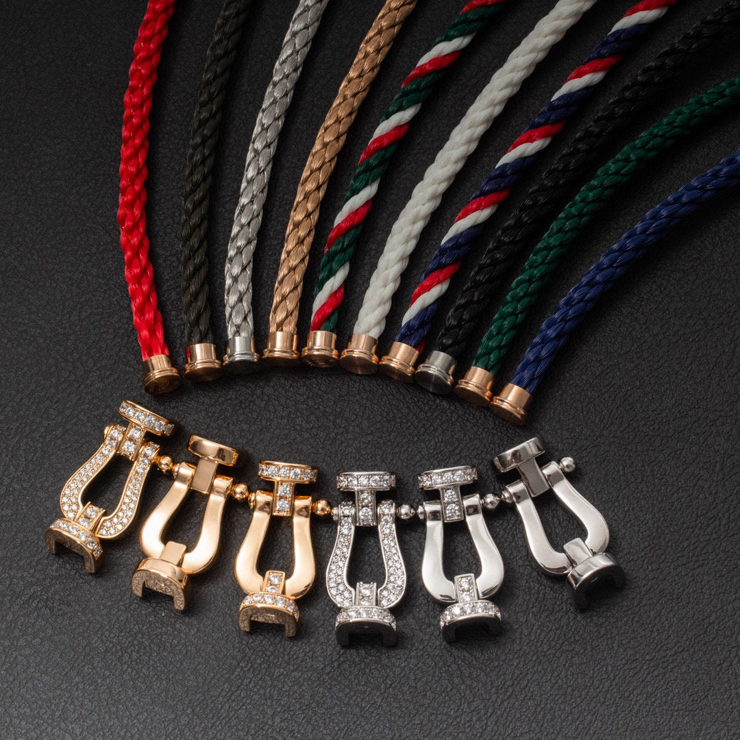 [Dawnora Jewelry]FORCE LARGE HORSESHOE NO DIAMOND BRACELET GOLD