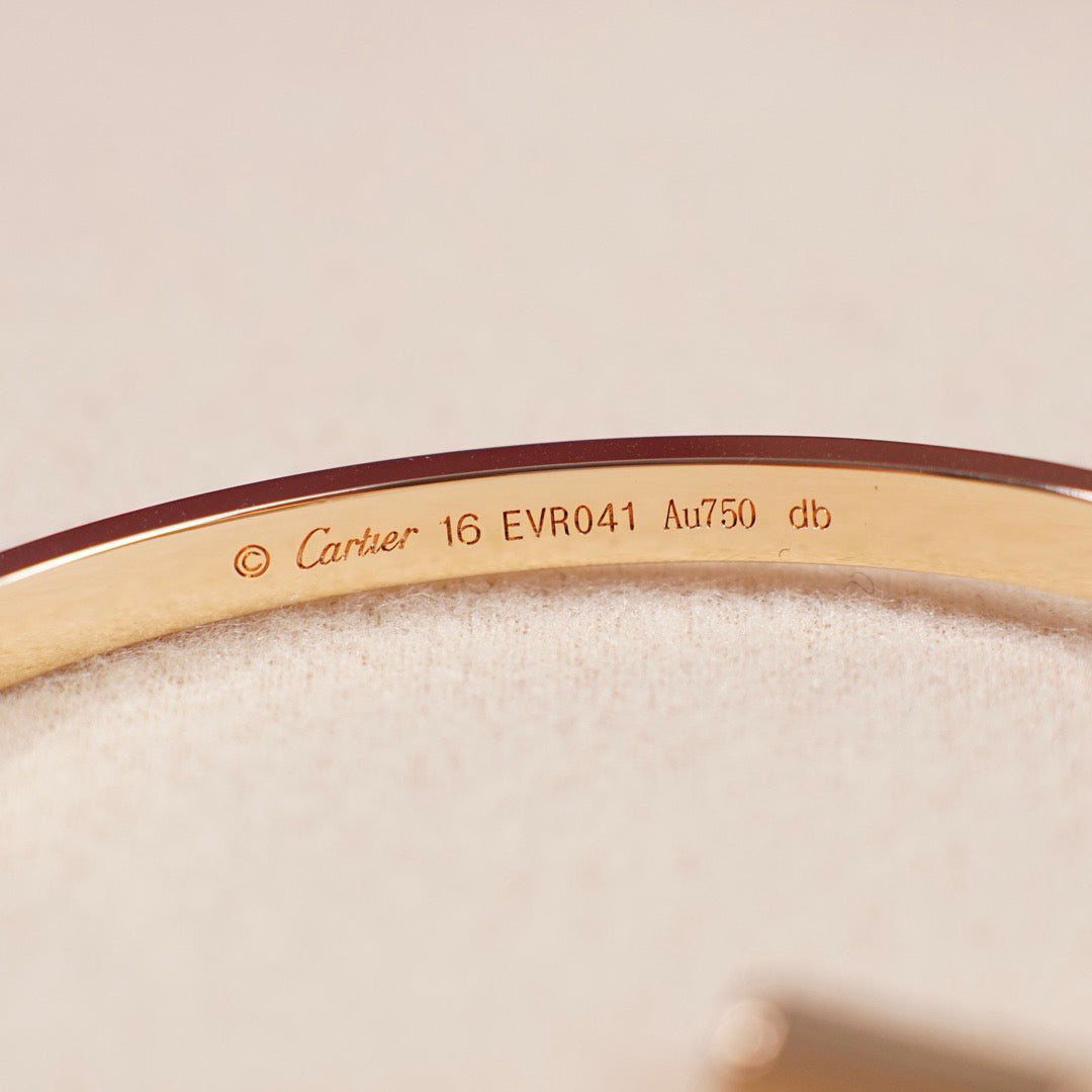 [Dawnora Jewelry]LOVE BRACELET 3.65MM 6 DIAMONDS