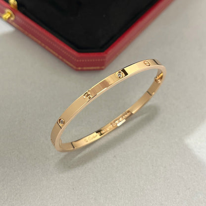 [Dawnora Jewelry]LOVE BRACELET 3.65MM 6 DIAMONDS