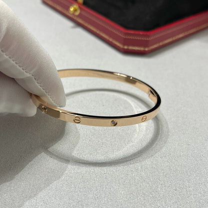 [Dawnora Jewelry]LOVE BRACELET 3.65MM 6 DIAMONDS