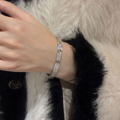[Dawnora Jewelry]LOVE BRACELET 6.1MM DIAMOND-PAVED