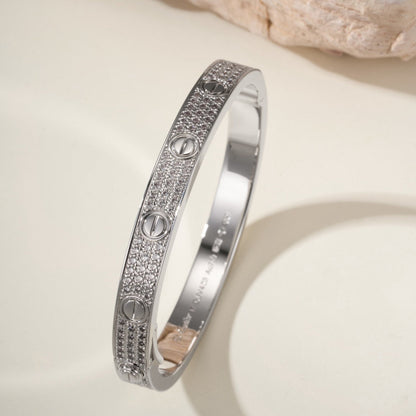 [Dawnora Jewelry]LOVE BRACELET 6.1MM DIAMOND-PAVED