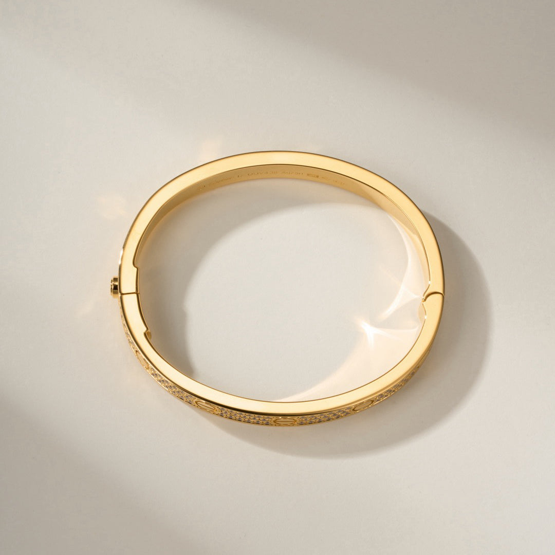 [Dawnora Jewelry]LOVE BRACELET 6.1MM DIAMOND-PAVED