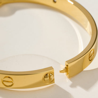 [Dawnora Jewelry]LOVE BRACELET 6.1MM 4 DIAMONDS