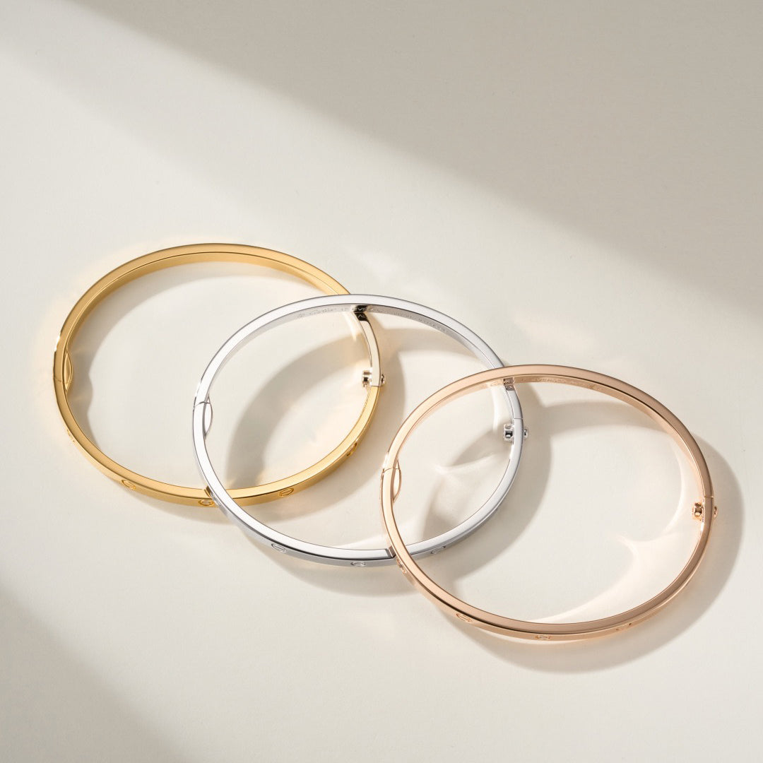 [Dawnora Jewelry]LOVE BRACELET 3.65MM 6 DIAMONDS