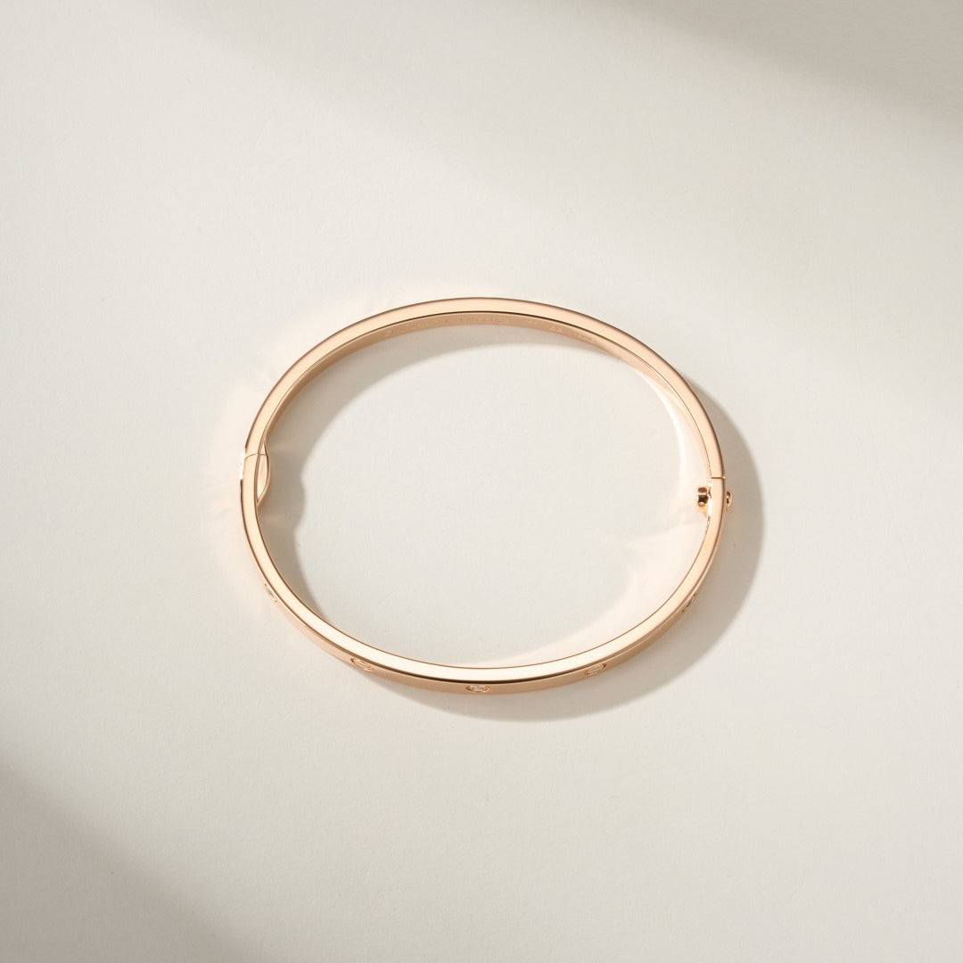 [Dawnora Jewelry]LOVE BRACELET 3.65MM 6 DIAMONDS