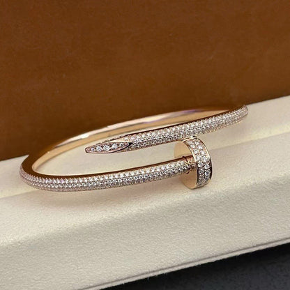 [Dawnora Jewelry]JUSTE BRACELET 3.5MM ALL DIAMONDS