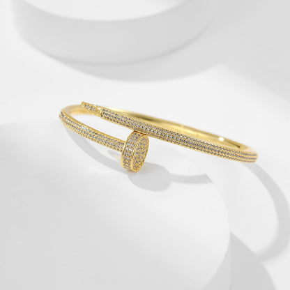 [Dawnora Jewelry]JUSTE BRACELET 3.5MM ALL DIAMONDS
