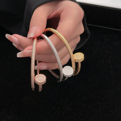 [Dawnora Jewelry]JUSTE BRACELET 3.5MM ALL DIAMONDS