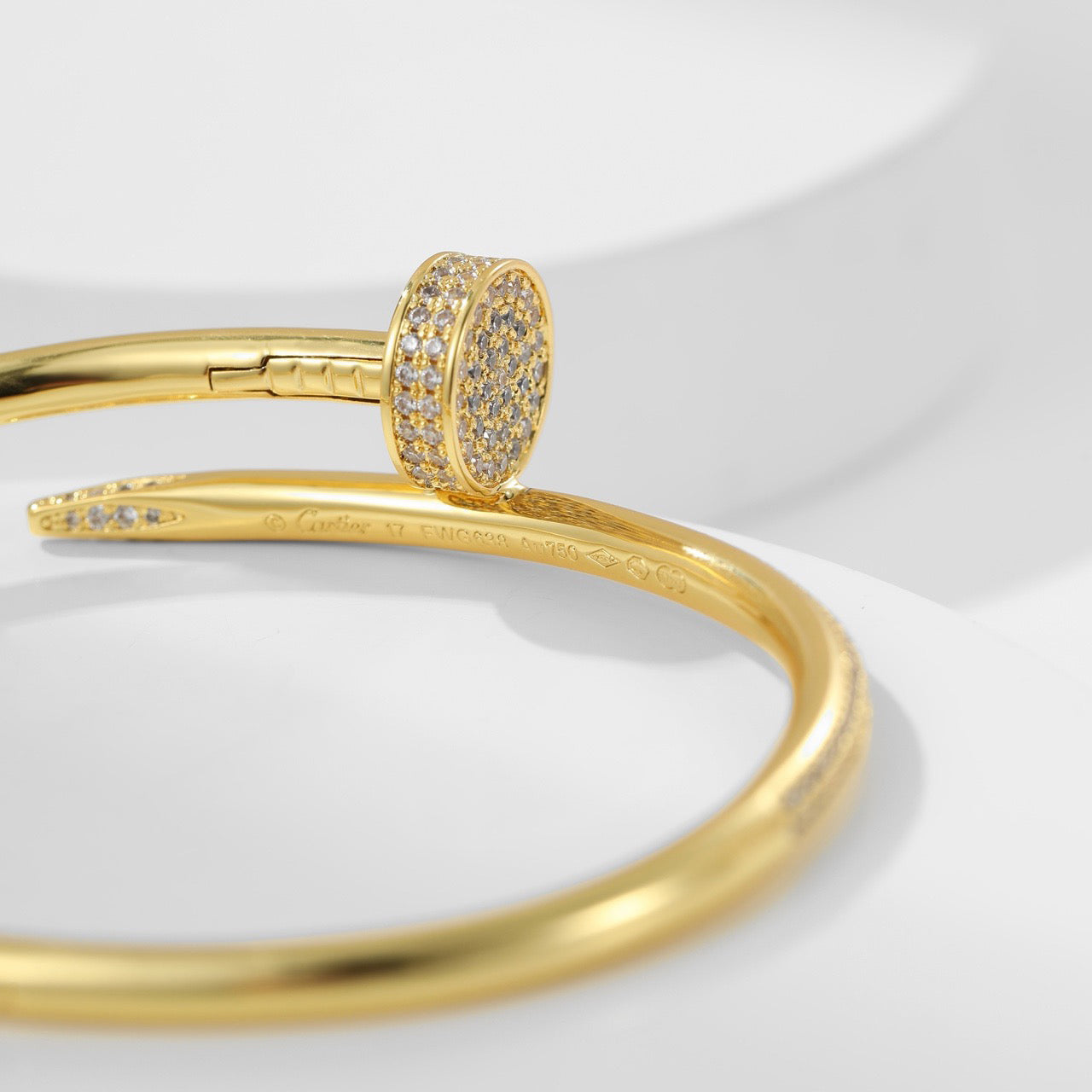 [Dawnora Jewelry]JUSTE BRACELET 3.5MM ALL DIAMONDS
