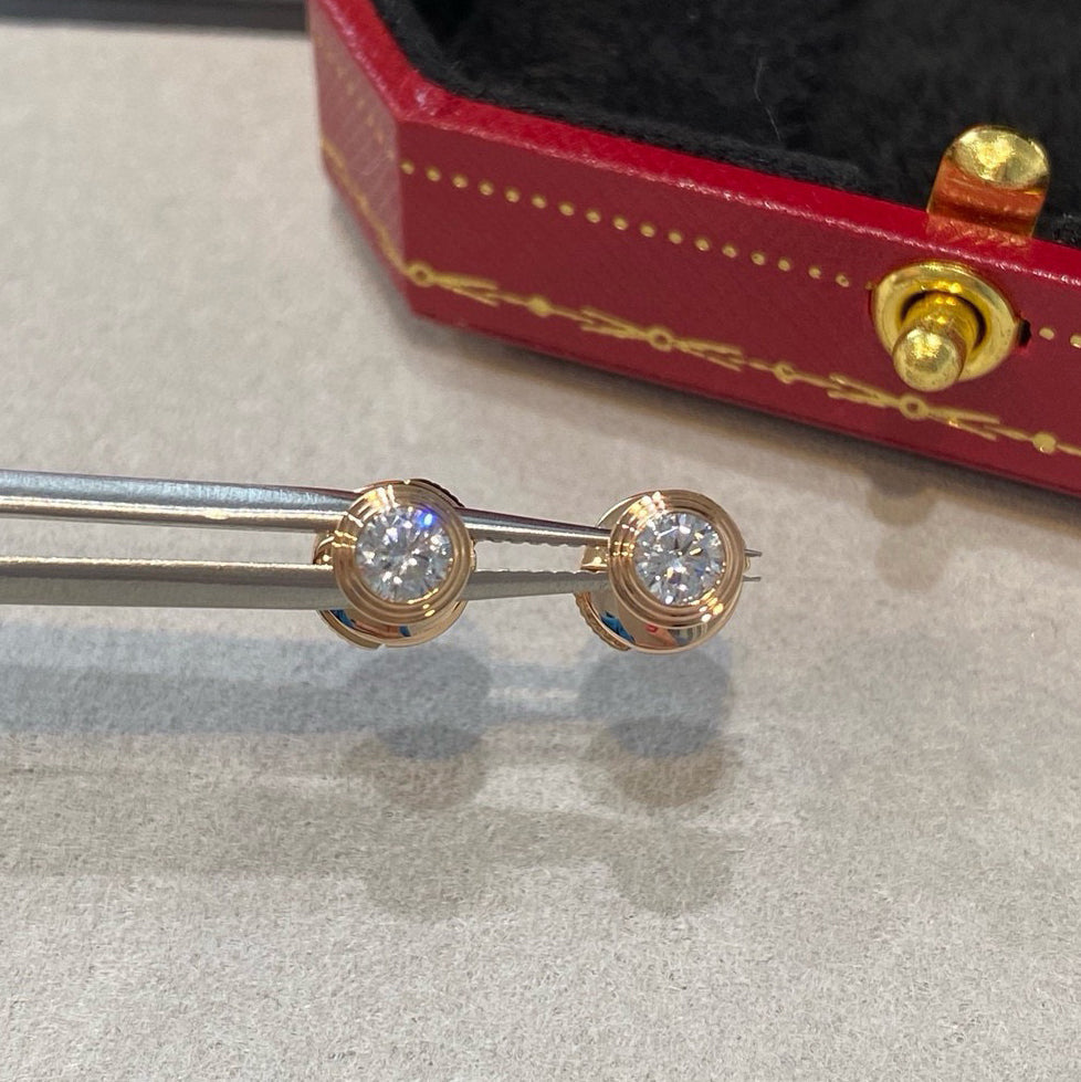 [Dawnora Jewelry]DAMOUR DIAMOND EARRINGS
