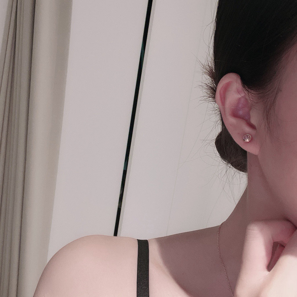 [Dawnora Jewelry]DAMOUR PING DIAMOND EARRINGS