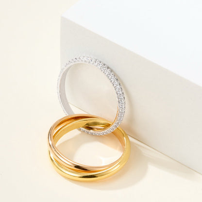 [Dawnora Jewelry]TRINITY 2.5MM RING COLLECTION