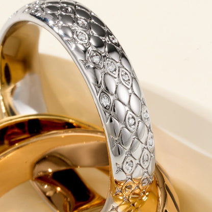 [Dawnora Jewelry]TRINITY  RING LEOPARD PRINT
