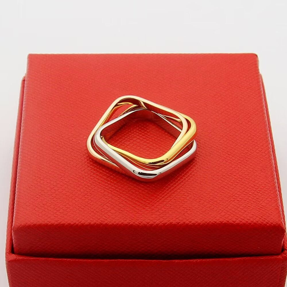 [Dawnora Jewelry]TRINITY 3.5MM CUSHION RING COLLECTION