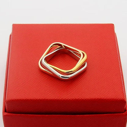 [Dawnora Jewelry]TRINITY 3.5MM CUSHION RING COLLECTION