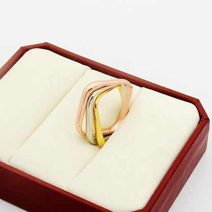 [Dawnora Jewelry]TRINITY 3.5MM CUSHION RING COLLECTION