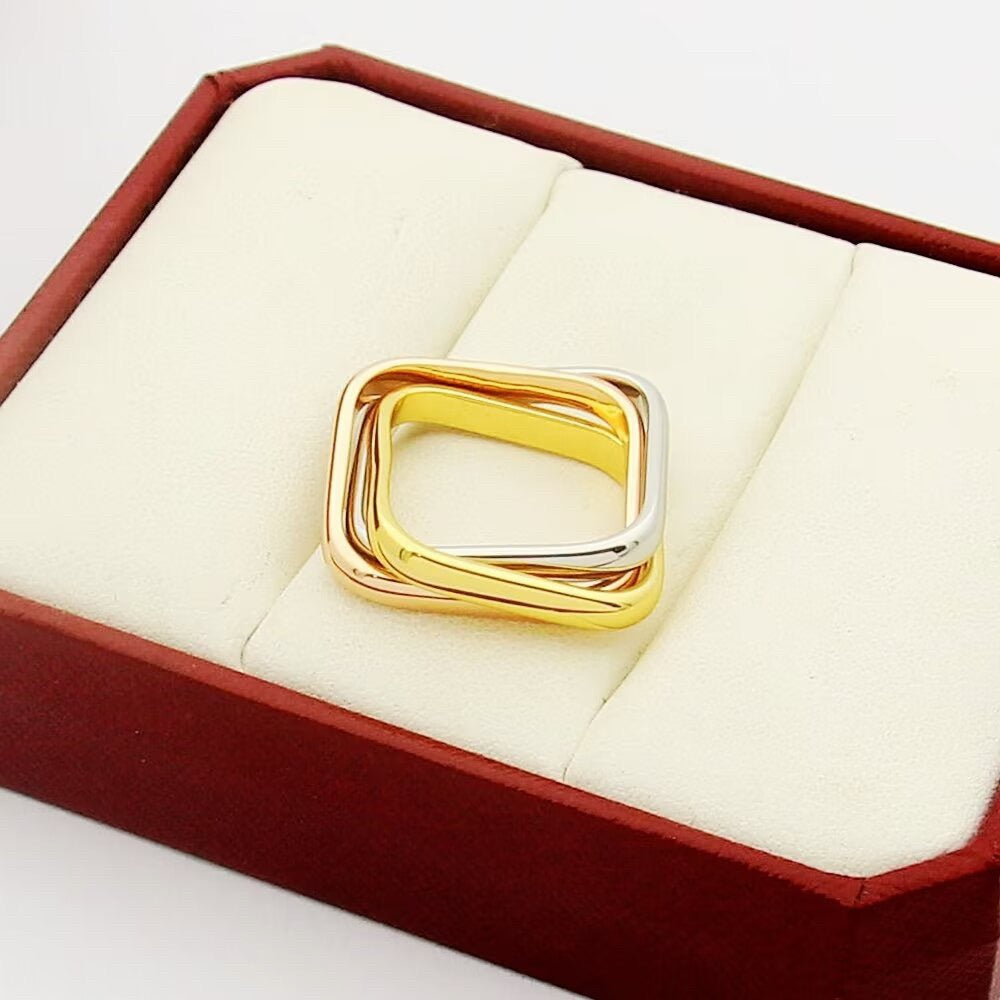 [Dawnora Jewelry]TRINITY 3.5MM CUSHION RING COLLECTION