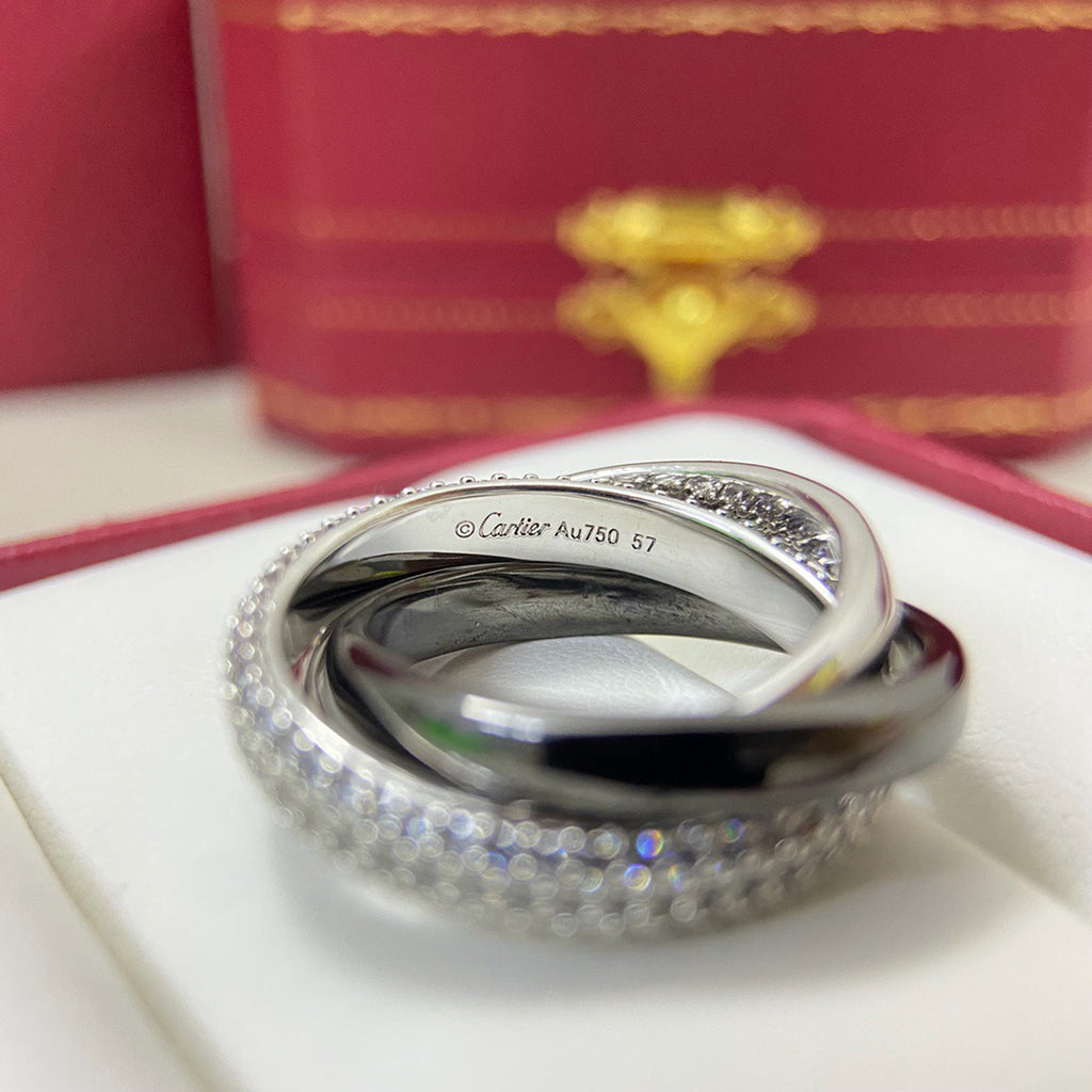 [Dawnora Jewelry]TRINITY 3.2MM RING BLACK CERAMIC